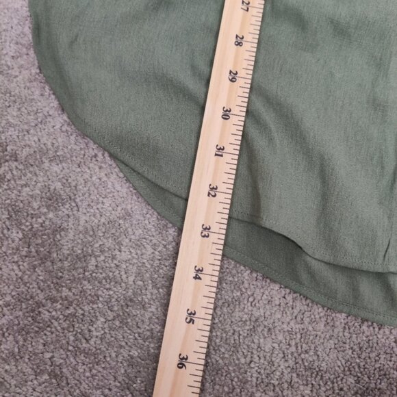 LC Waikiki Modest Women's Button Down Shirt Tunic in Green Size EU 40 Fall - Picture 11 of 11